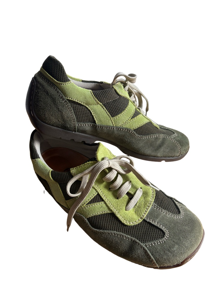 Footprints By Birkenstock Darlington Sage Suede Shoes Women Size 40 Us9/9.5